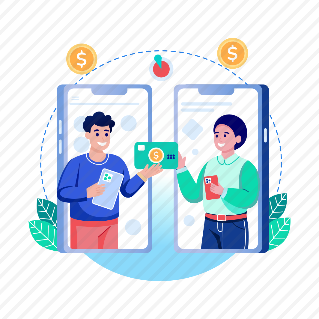 Money Transferring, Sending Money, Peering, Payment, Finance preview