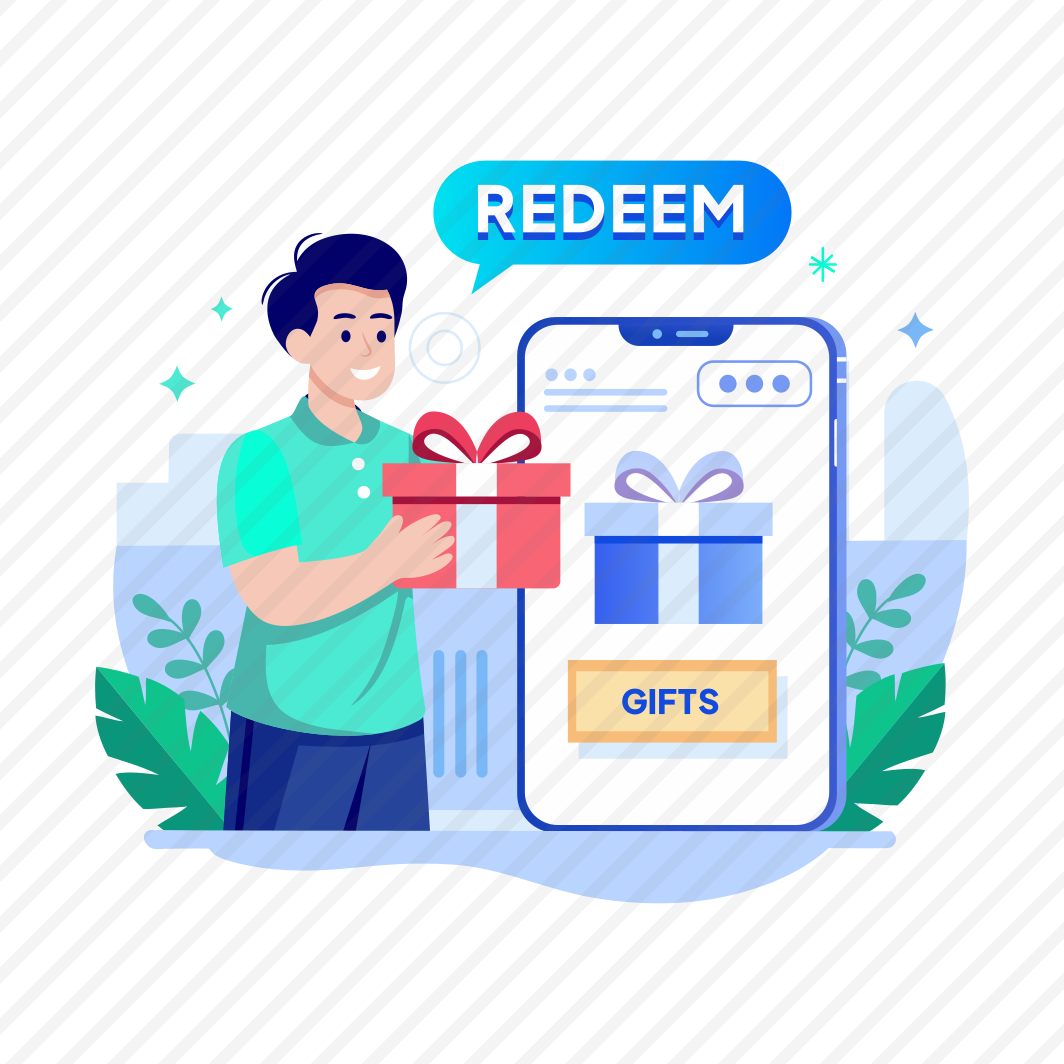 Redeem Points, Gift, Prize, Surprise, Present preview