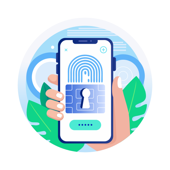 Secure Access, Locked, Security, Protection, Safety, illustration