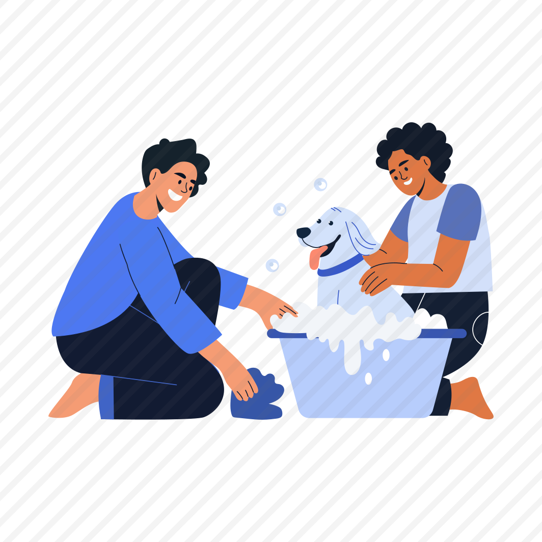 Dog Bath, Washing, Pet, Companion, Friends, preview
