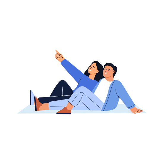 Friends, Happy, Bff, Companion, Buddies illustration