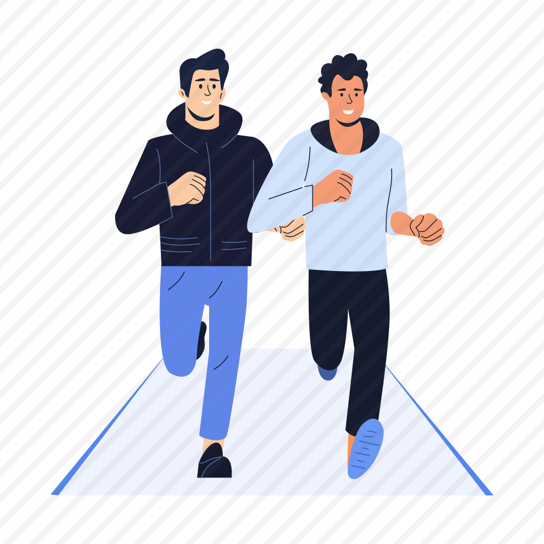 Jogging Buddies, Running, Friends, Bff, Companion preview