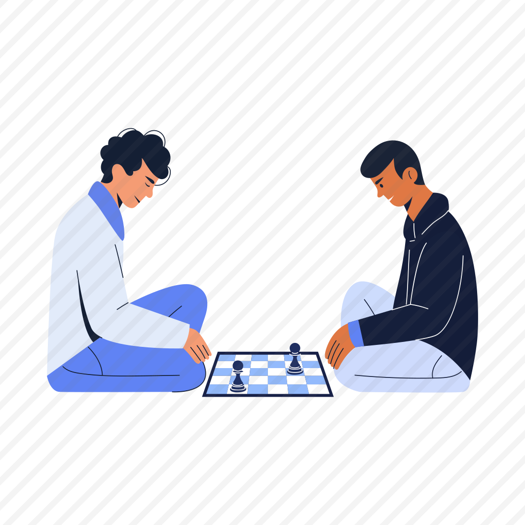 Playing Chess, Game, Hobby, Friends, Companion preview