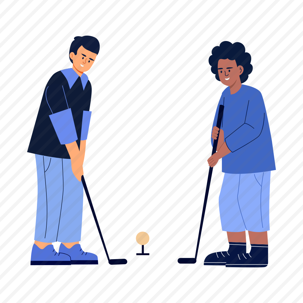 Playing Golf, Sport, Leisure, Activity, Friends preview