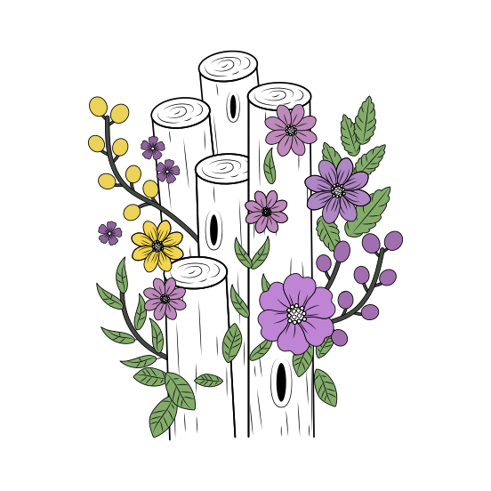 Blooming Flowers, Decor, Floret, Blooming, Nature, illustration