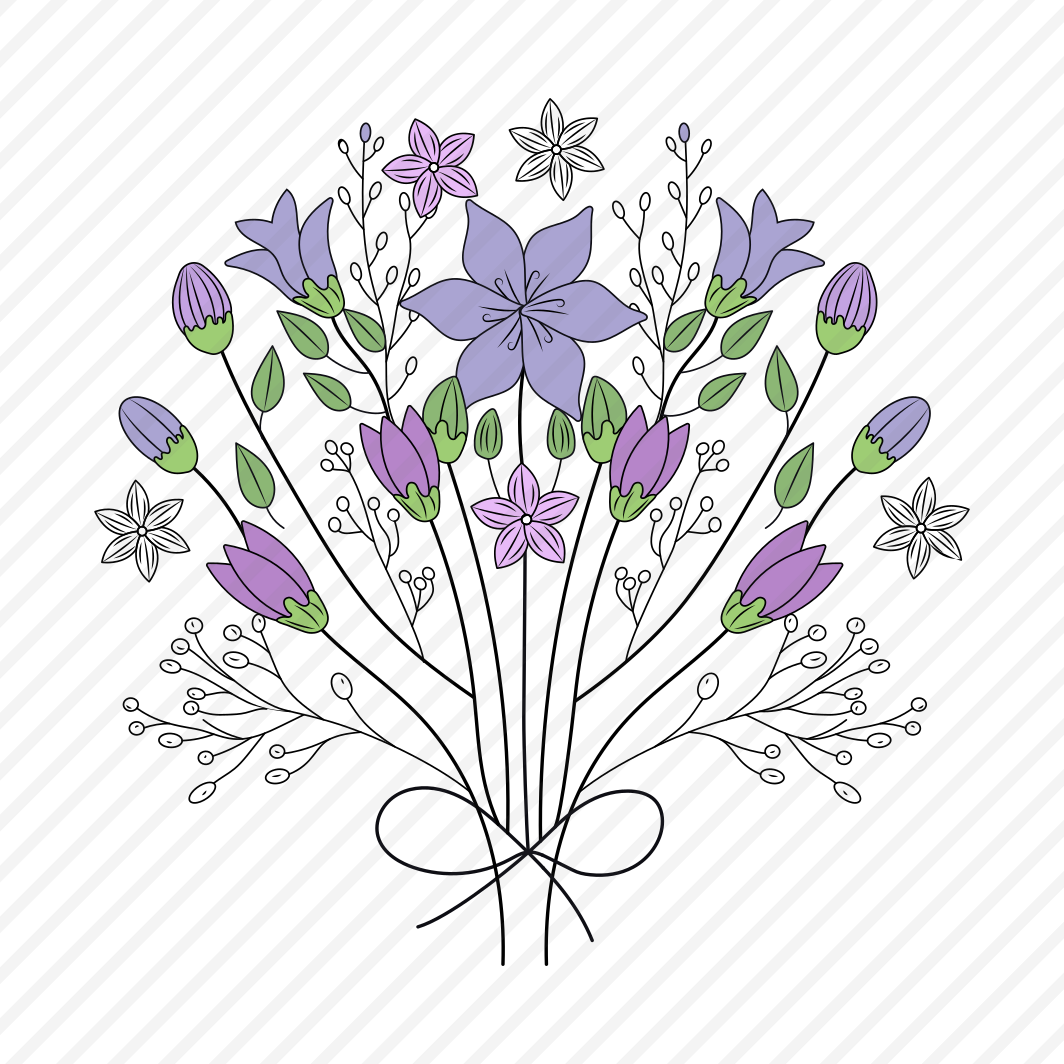 Bluebell Flower, Bouquet, Floret, Blooming, Nature, preview