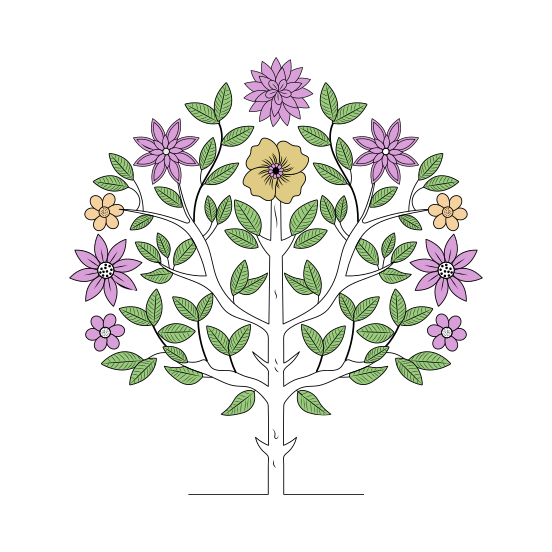 Jade Plant, Decor, Floret, Blooming, Nature, illustration