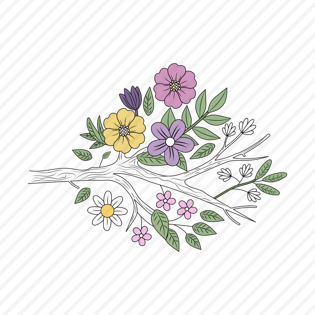 Spring Flowers, Twig, Floret, Blooming, Nature, preview