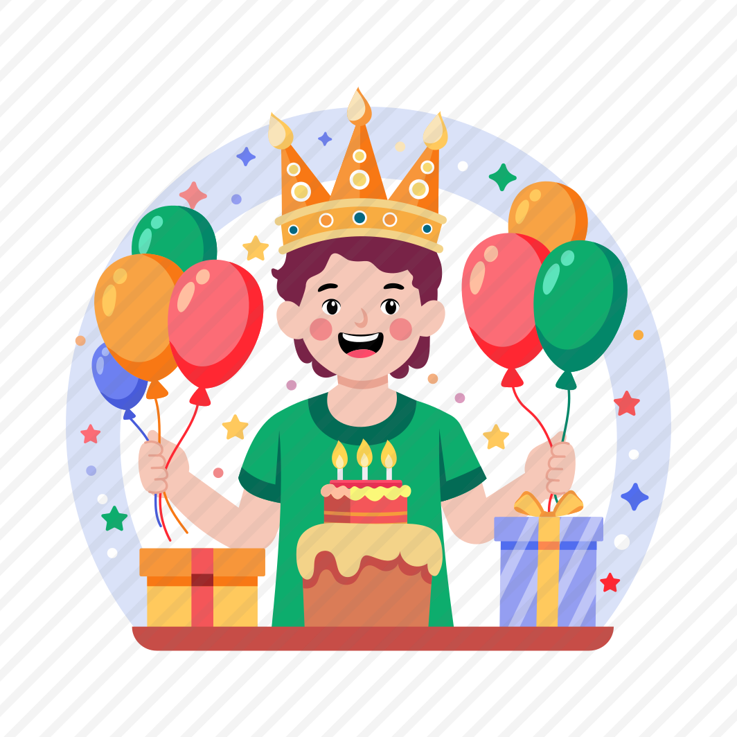 Birthday Boy, Excited, Smiling, Celebration, Party preview