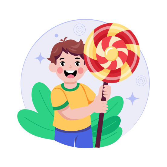 Candy Stick, Sweet, Confectionery, Dessert, Happiness illustration