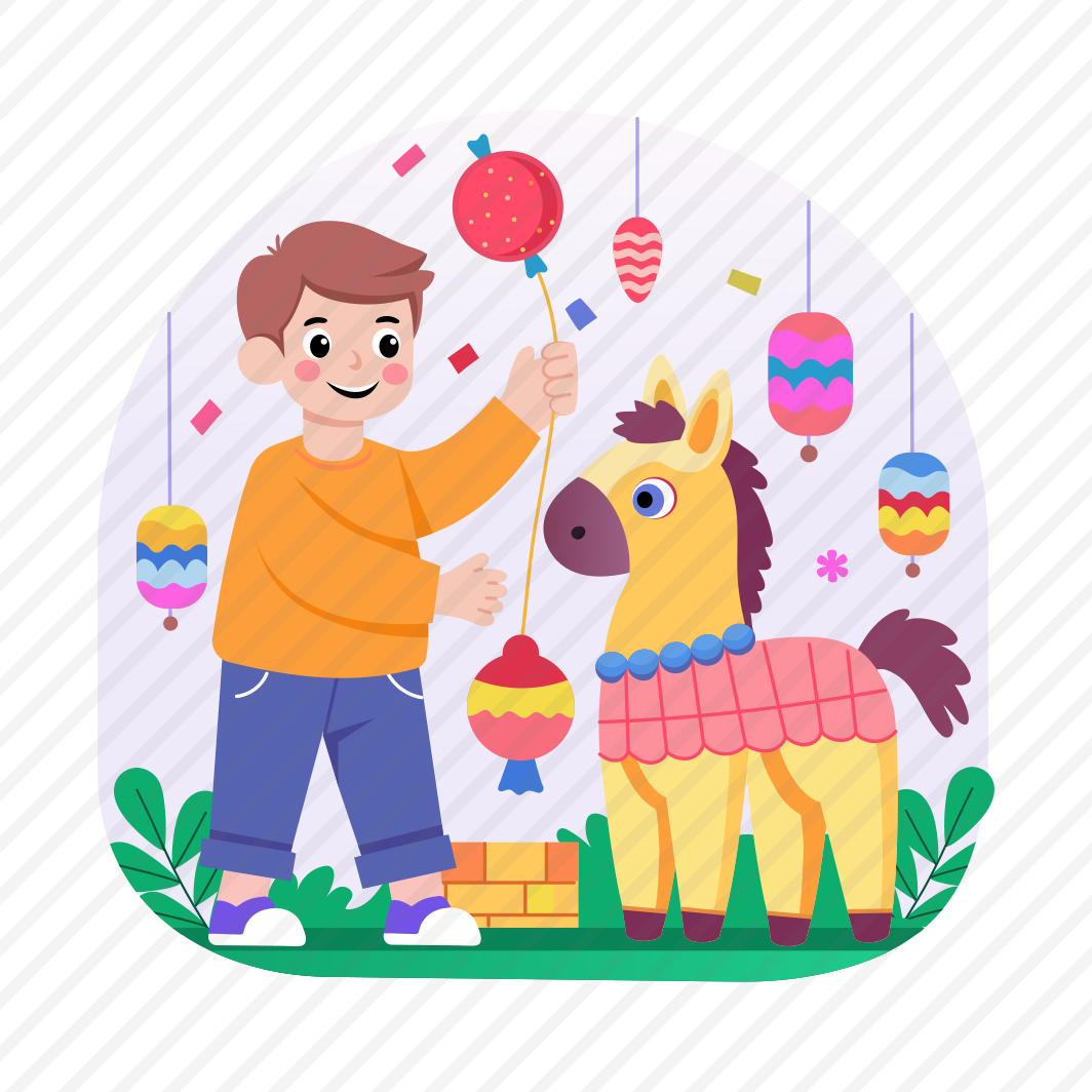 Horse Pinata, Playing, Fun, Joyful, Celebration, Party preview