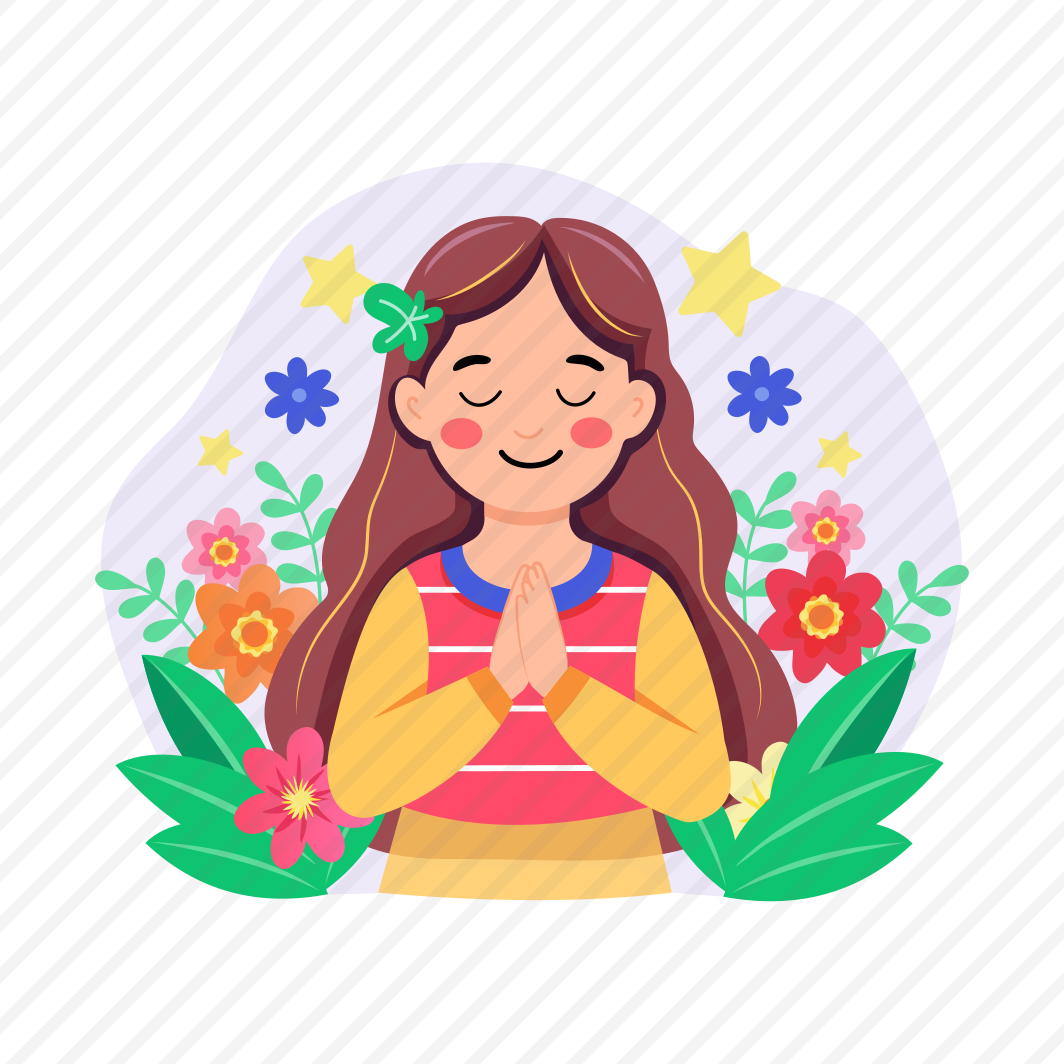 Making Wish, Serene, Contemplation, Grateful, Praying, preview