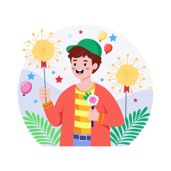 Sparkles, Fireworks, Entertainment, Playing, Celebration, illustration