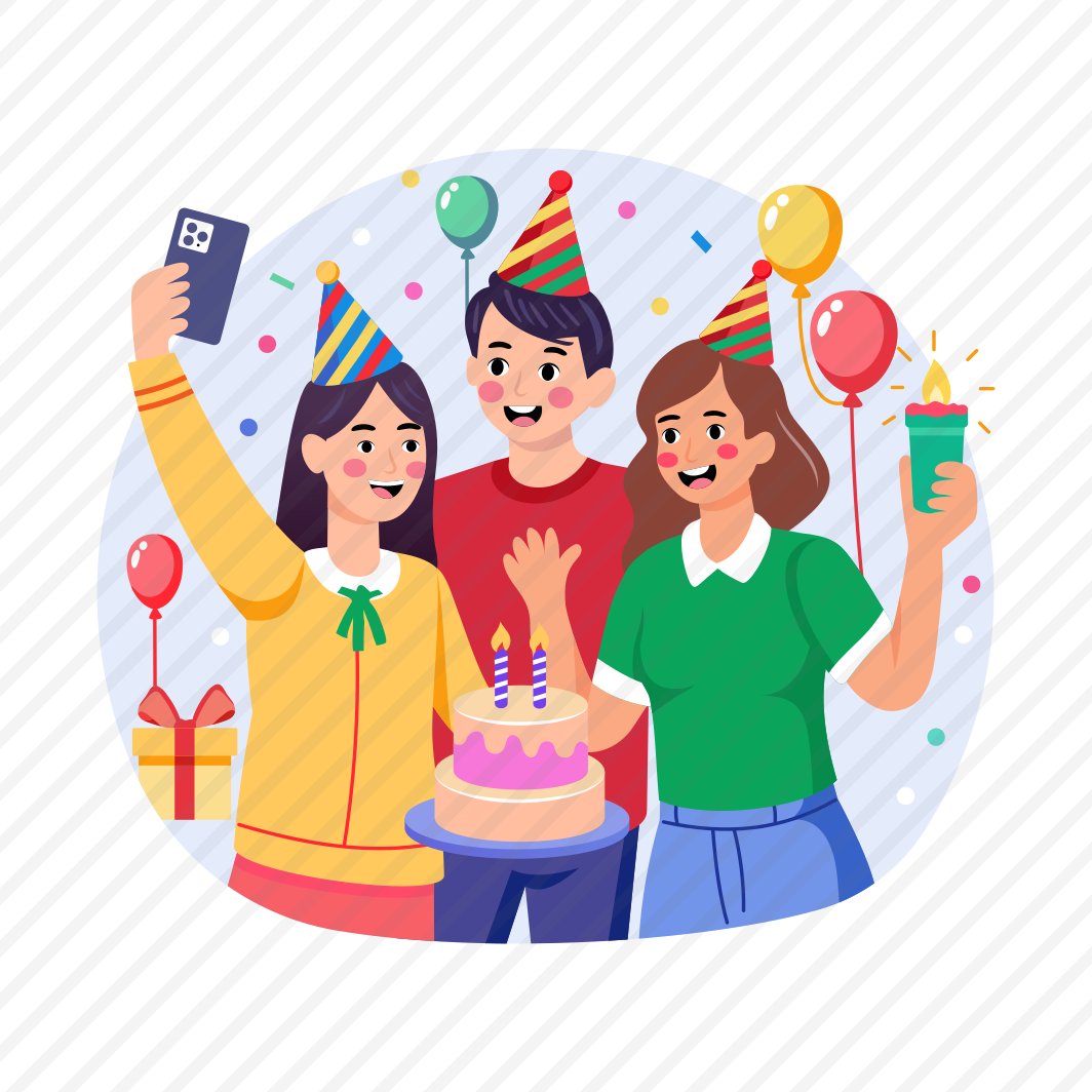 Taking Selfie, Picture, Photography, Family, Birthday, preview