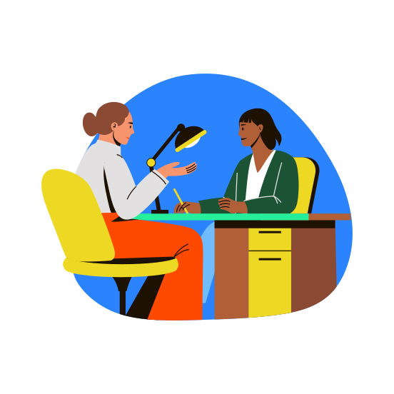 Beauty Consultant, Aesthetician, Cosmetologist, Beautician, Visagist illustration