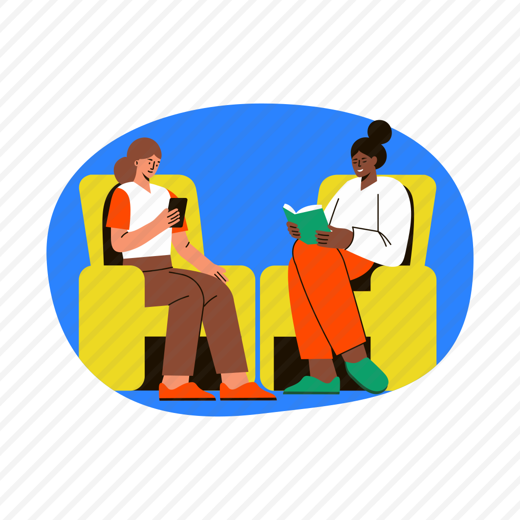 Customer Waiting, Lobby Area, Sitting, Clients, Makeup Salon preview