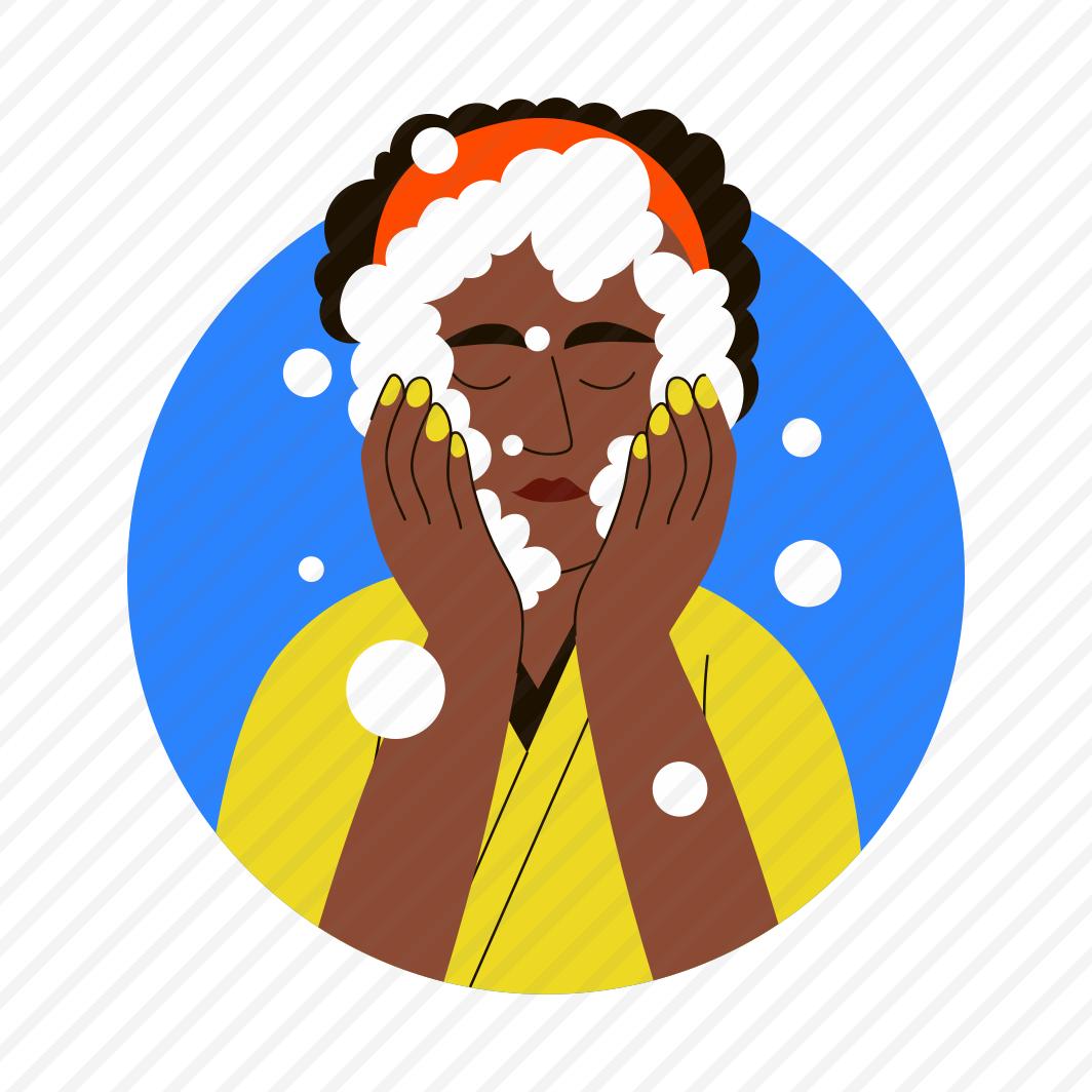 Face Cleansing, Washing, Skincare, Beauty, Character preview