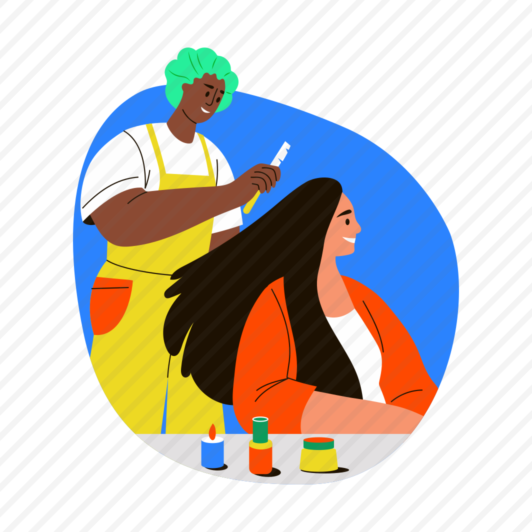 Hair Stylist, Hairdresser, Combing, Detangling, Brushing preview