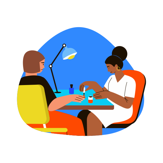 Manicure, Nail Art, Cosmetics, Beauty, Nail Care illustration