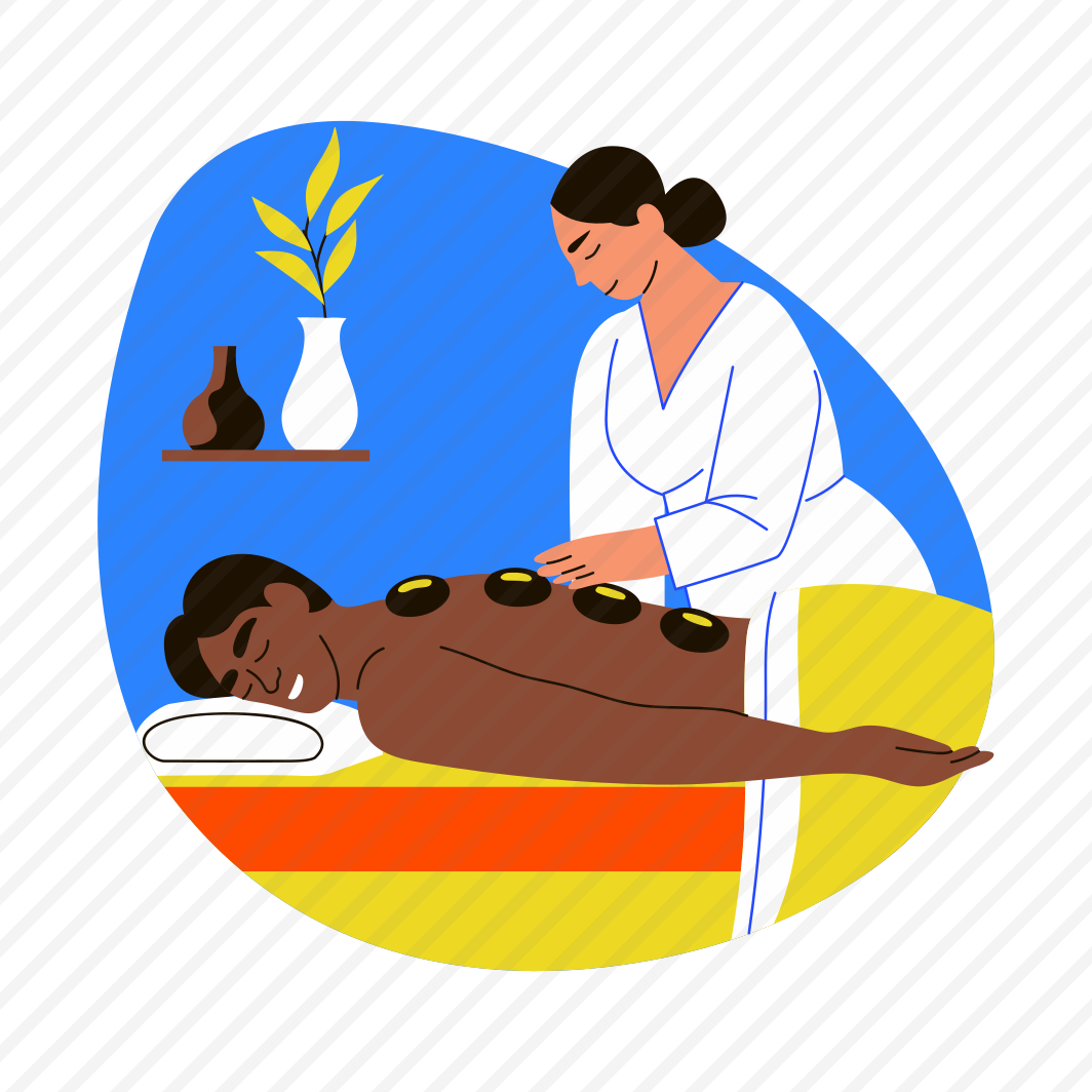 Stone Massage, Back Massage, Therapy, Spa, Wellness, preview