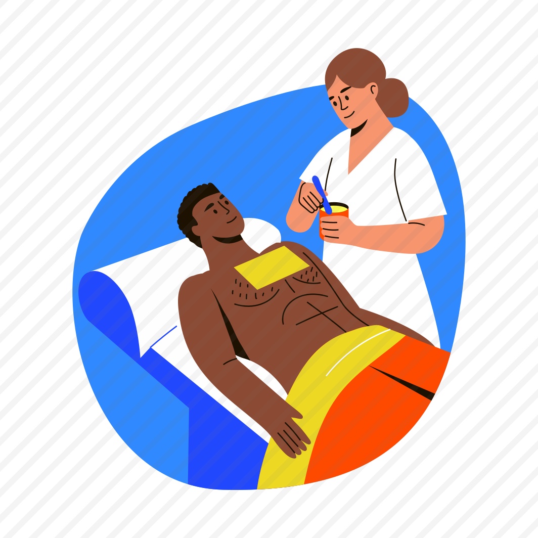 Waxing Chest, Depilation, Epilation, Hair Removing, Beauty, preview