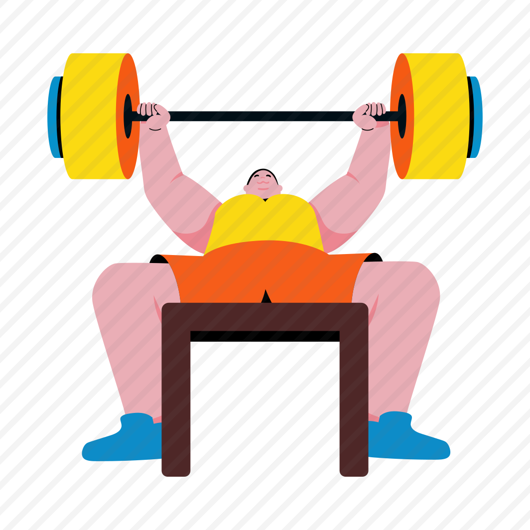 Bench Press, Weightlifting, Dumbbell, Barbell, Workout preview