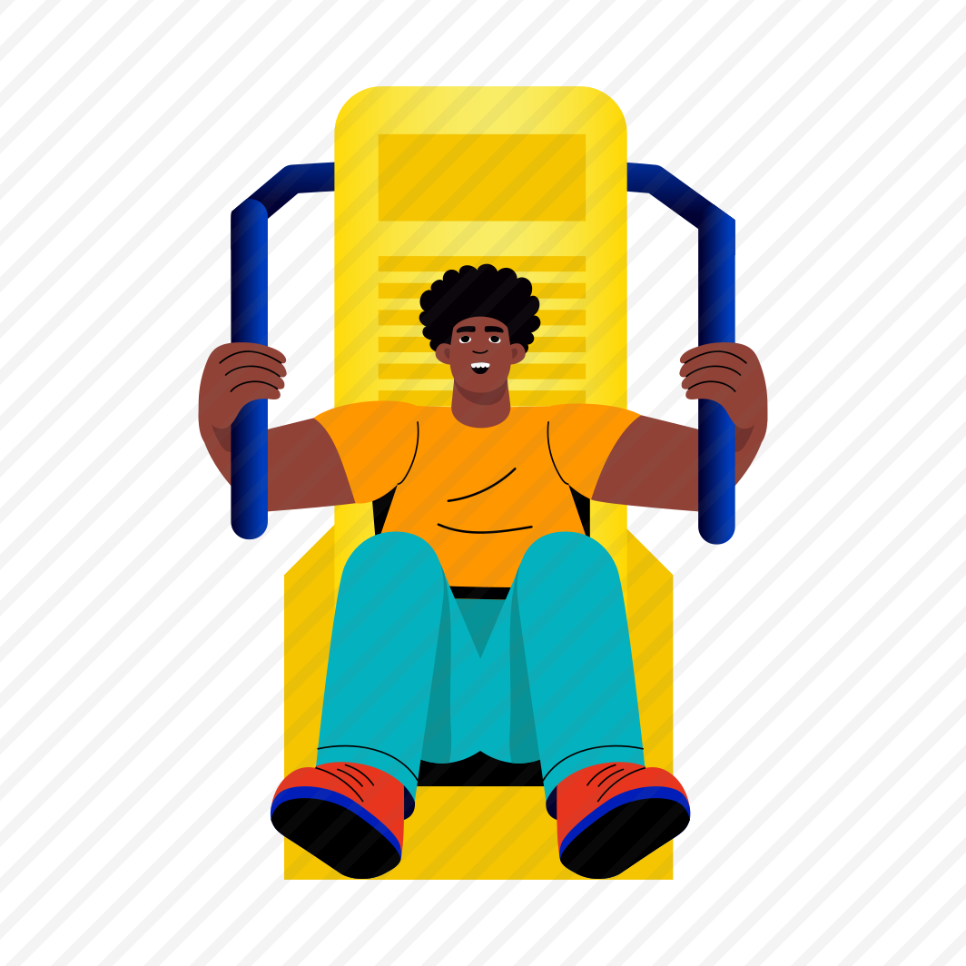 Chest Press, Bodybuilding, Fitness, Workout, Character, preview