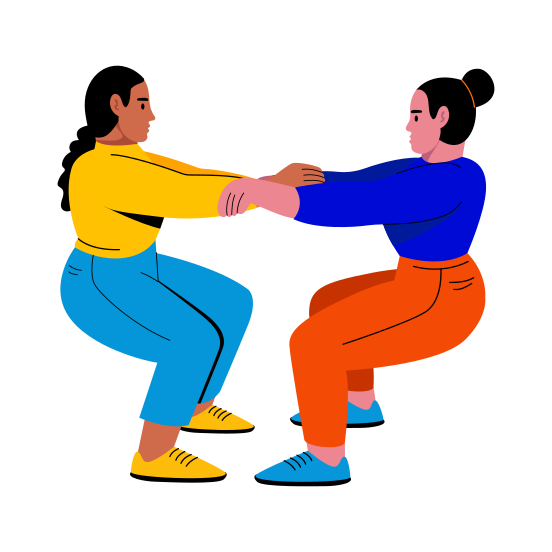 Fitness Trainer, Coach, Instructor, Counsellor, Advisor, illustration