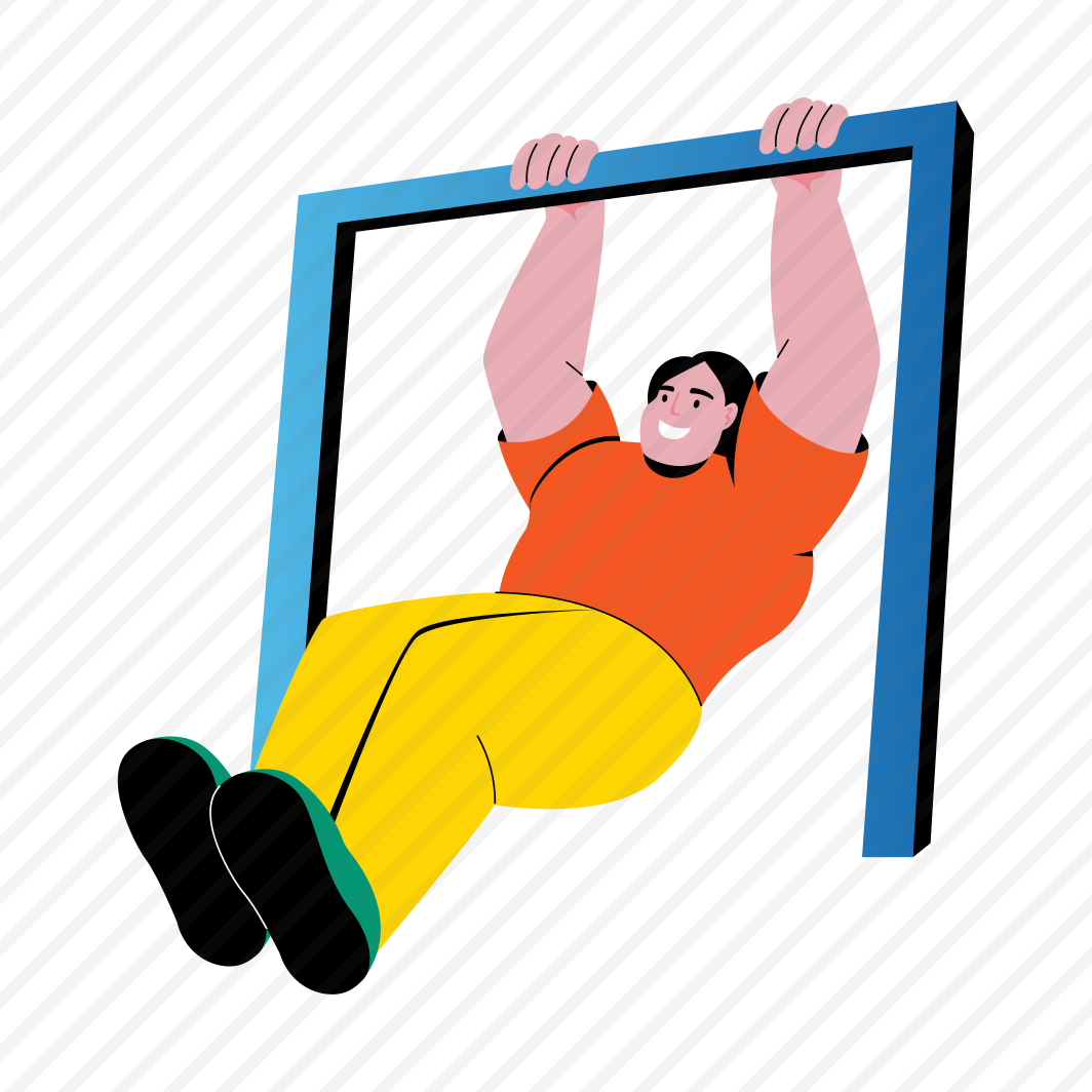 Pull Ups, Lifting, Upperbody, Workout, Character, preview