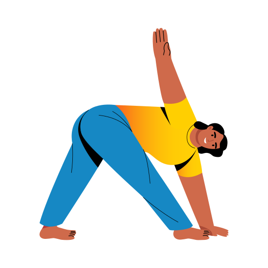 Stretching, Flexibility, Limbs, Workout, Character, illustration