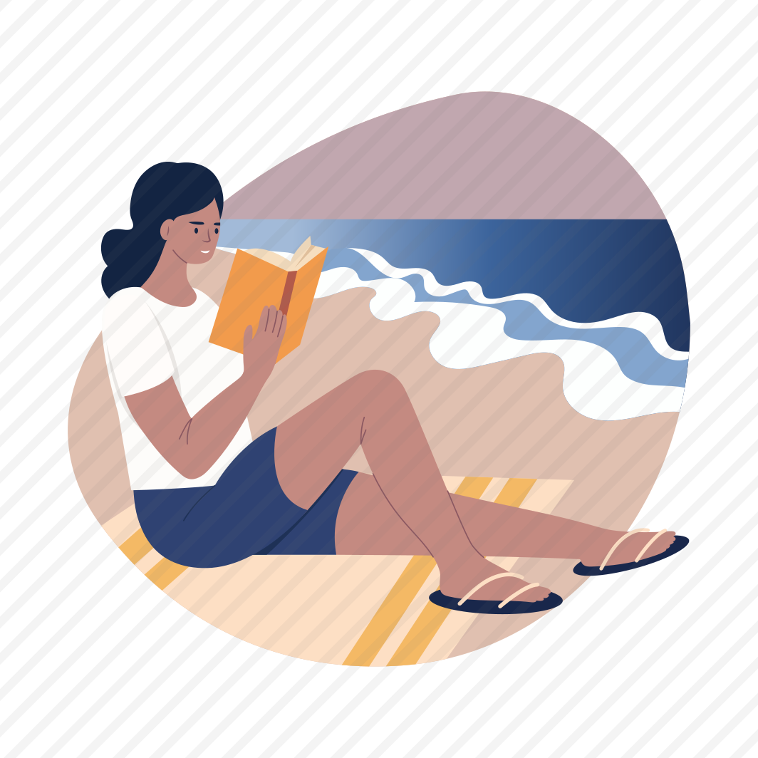 Beach Reading, Vacations, Relaxing, Bibliophile, Activity preview