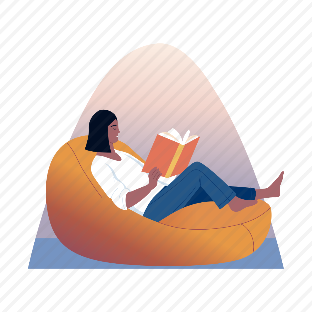Beanbag Reading, Relaxing, Hobby, Activity, Bibliophile preview
