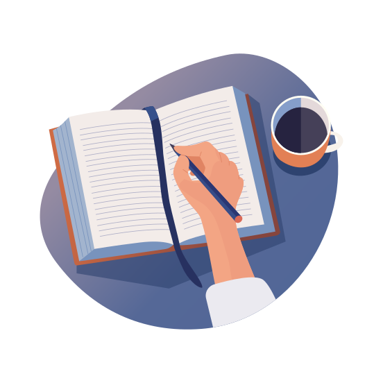 Diary, Journal, Writing, Notebook, Book illustration