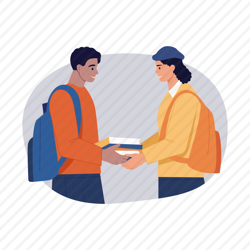 Exchanging Books, Sharing, Friends, Students, Best Friends preview