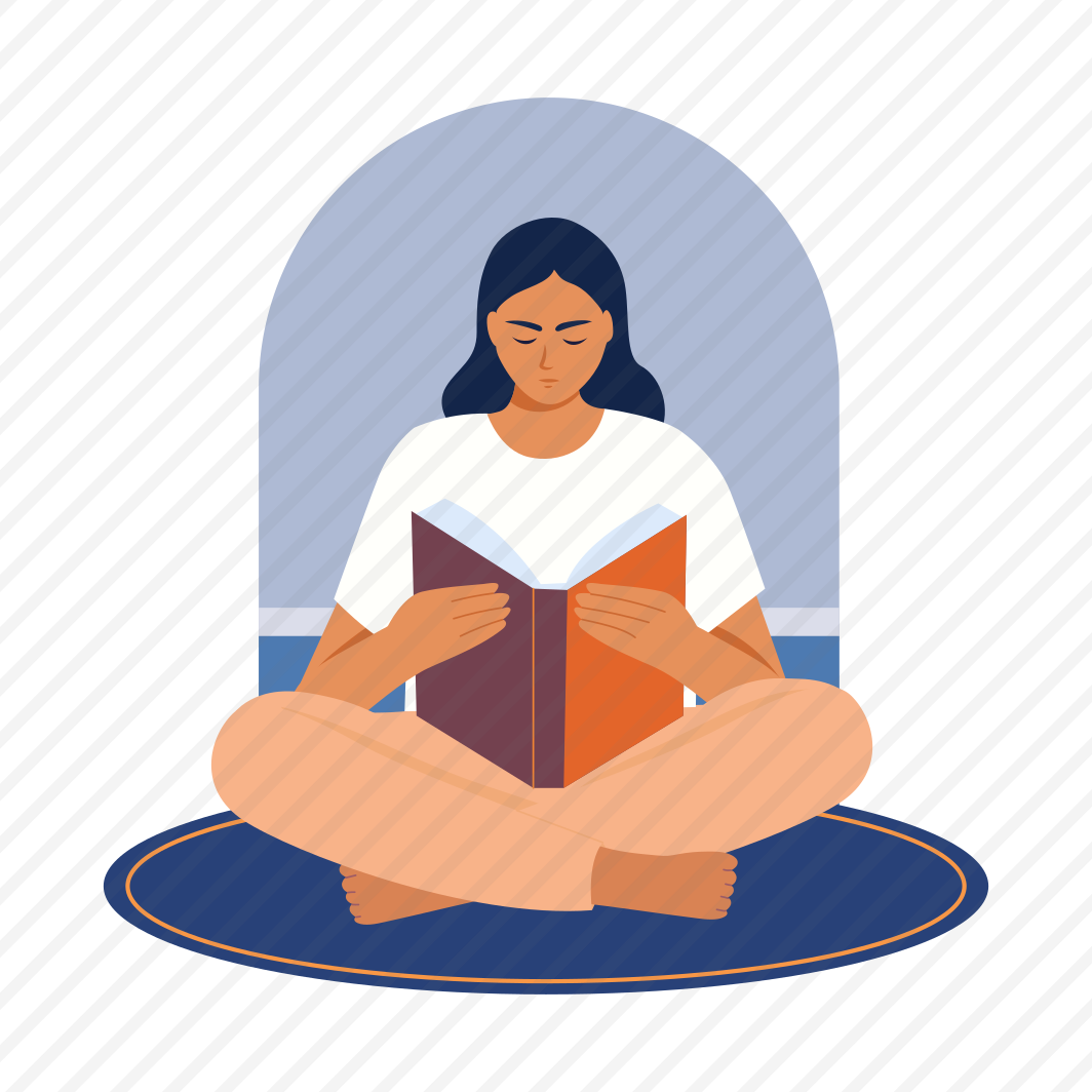 Reading Meditation, Novel, Bibliophile, Hobby, Activity preview