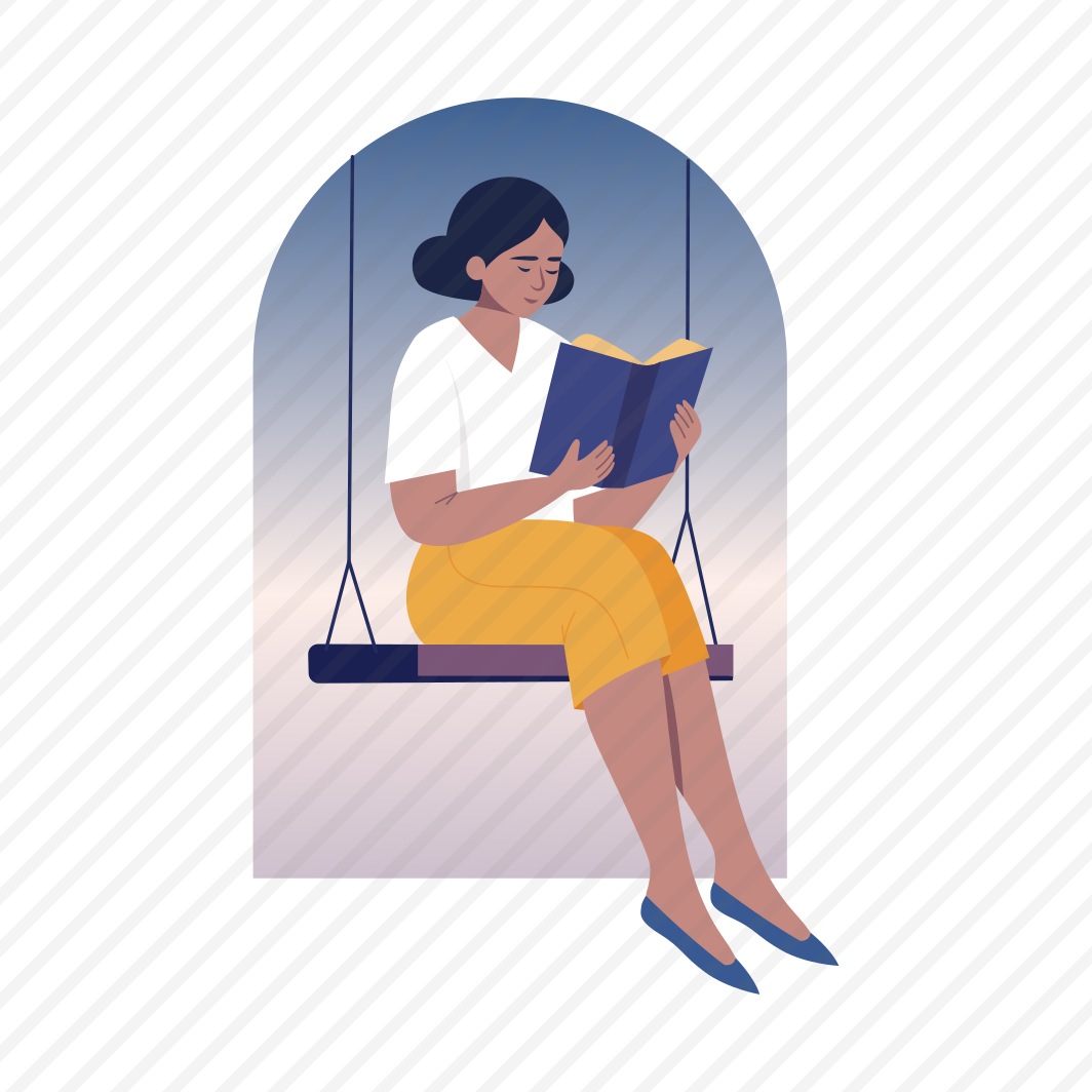 Swing Reading, Relaxing, Hobby, Activity, Bibliophile preview