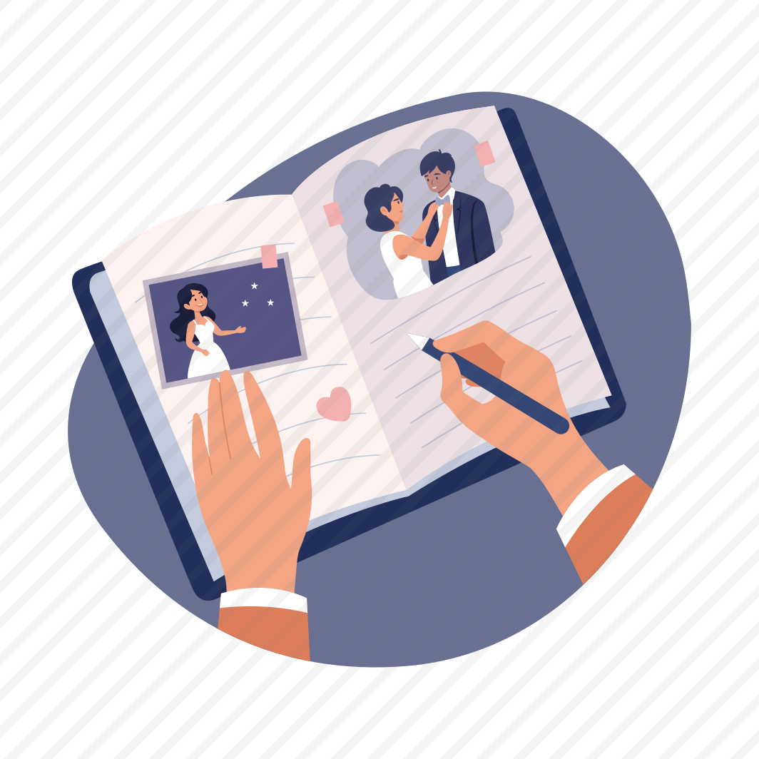 Wedding Scrapbook, Memories, Diary, Photobook, Picture Book preview