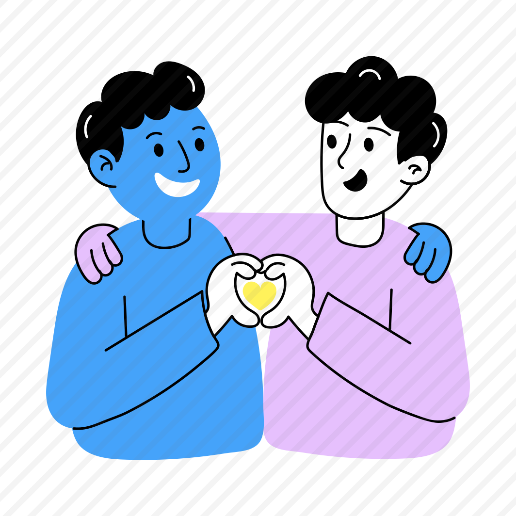 Bff Goals, Heart Gesture, Posing, Bonding, Friends Day preview