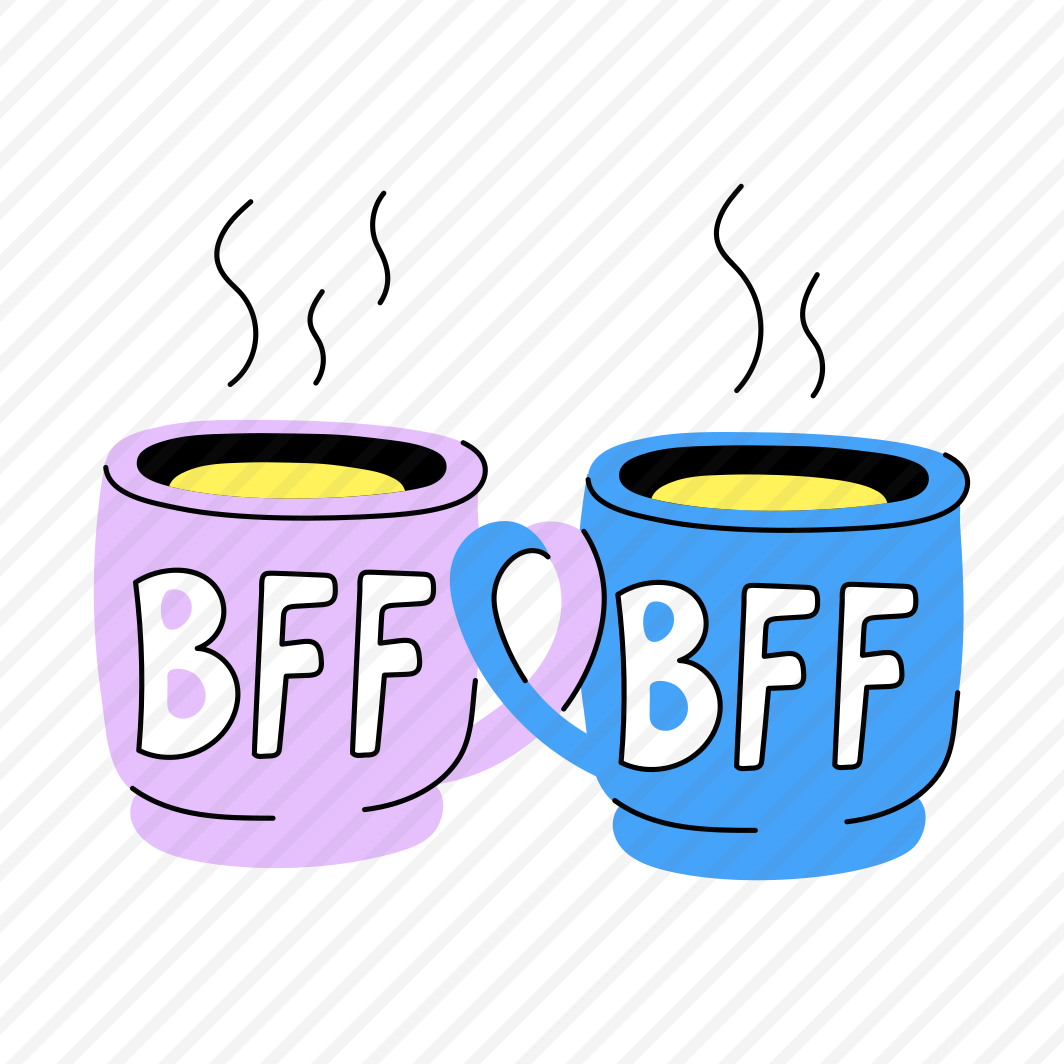 Bff Mugs, Coffee, Mugs, Cups, Friends Day, preview