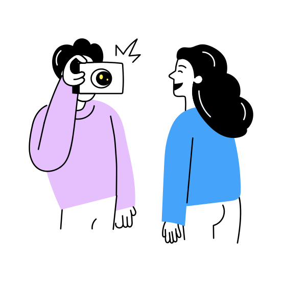 Clicking Pictures, Photography, Capturing, Best Friends, Friends Day, illustration