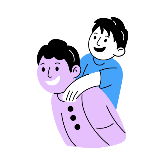 Friends Bond, Relationship, Playing, Enjoying, Friends Day illustration