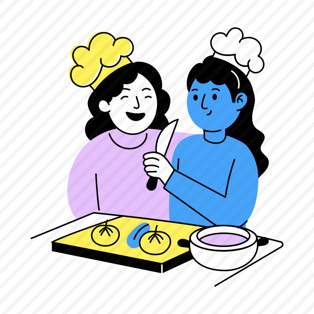 Friends Cooking, Cutting, Chopping, Best Friends, Friends Day, preview