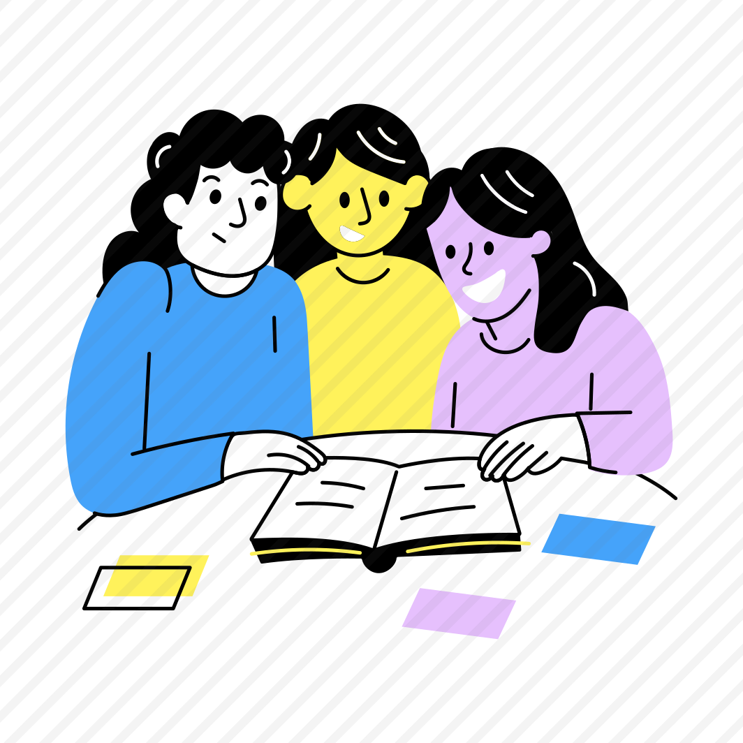 Group Study, Learning, Reading, Friends, Friends Day, preview