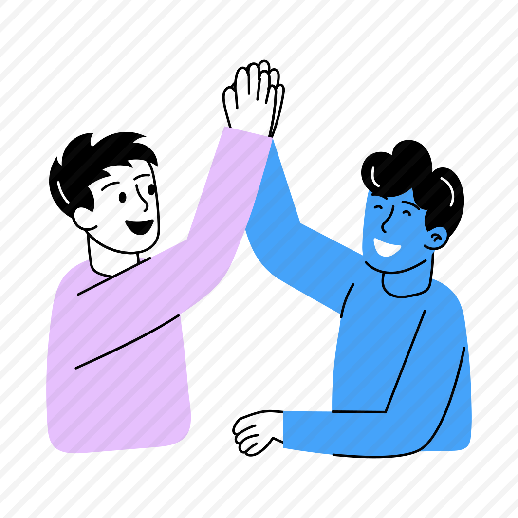 High Five, Enjoying, Celebrating, Best Friends, Friendship preview