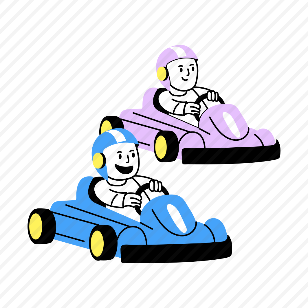 Kart Race, Racing, Enjoying, Best Friends, Friends Day, preview