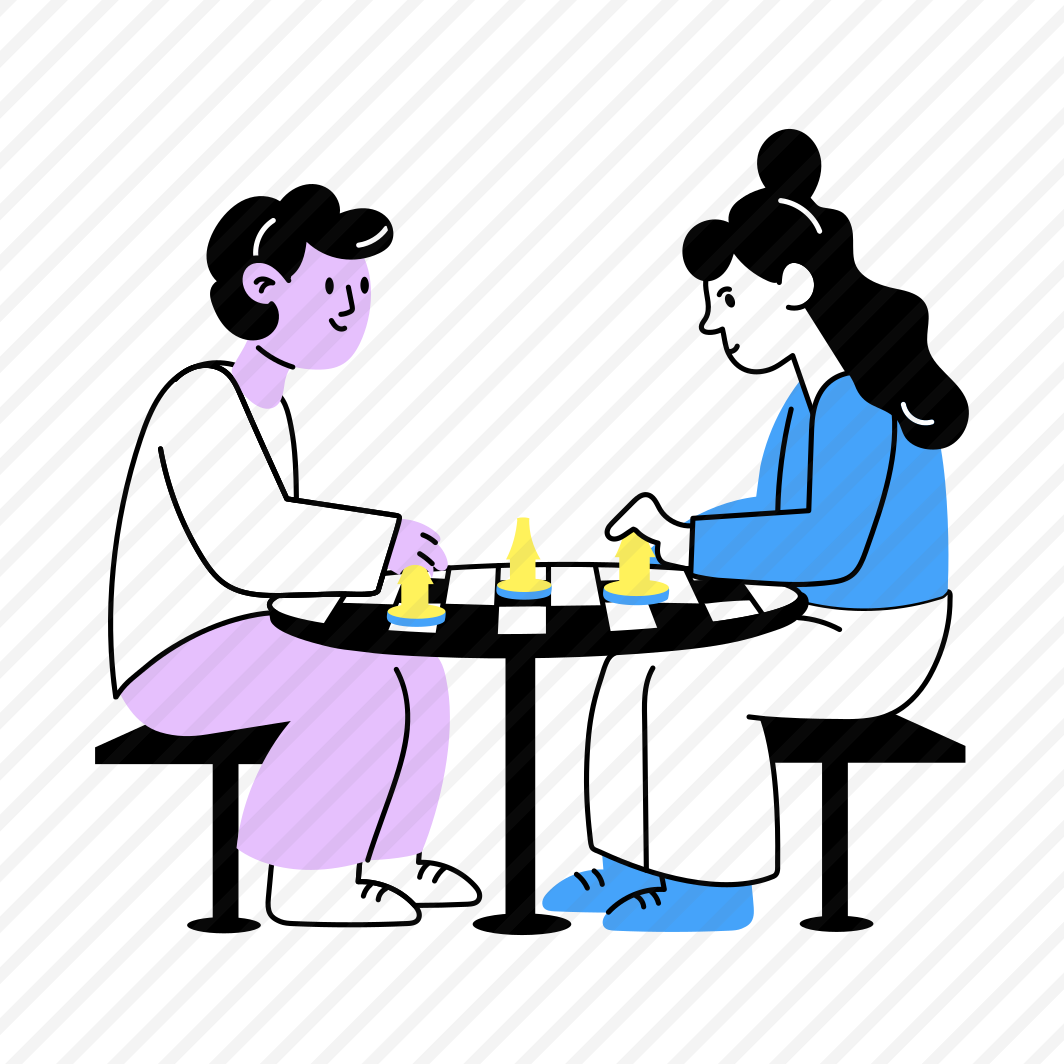 Playing Chess, Game, Enjoying, Best Friends, Friends Day, preview