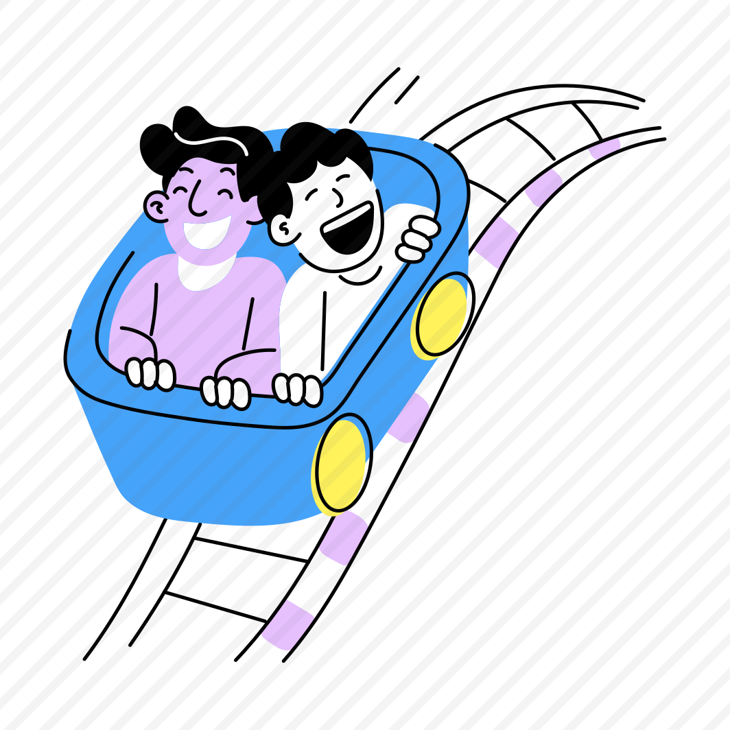 Roller Coaster, Ride, Fun, Best Friends, Friends Day, preview