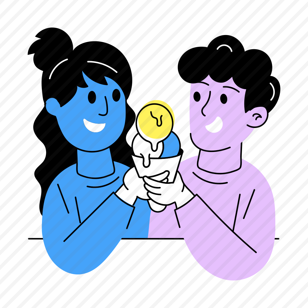 Sharing Food, Ice Cream, Eating, Best Friends, Friends Day, preview