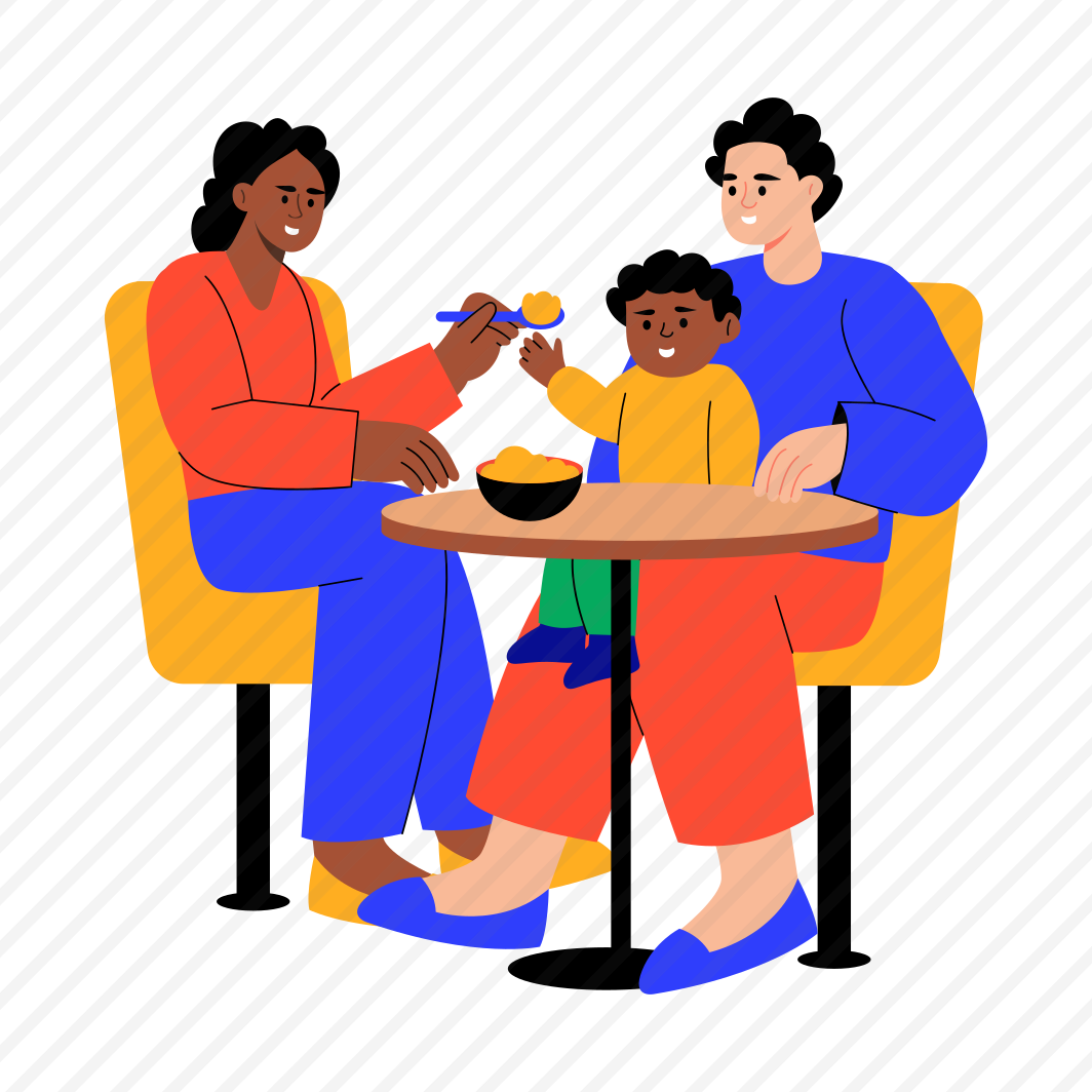 Feeding Child, Eating, Meal, Caring, Family preview