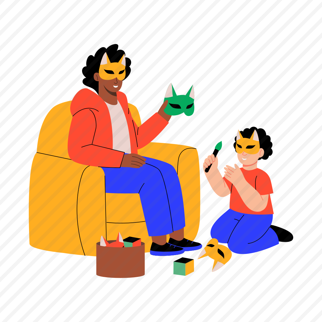 Making Mask, Family, Creativity, Artistic, Hobby preview